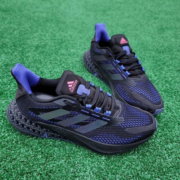 adidas 4DFWD Pulse Black Sonic Ink - Men's Running Shoes - SIZE 6.5 - Picture 3 of 11